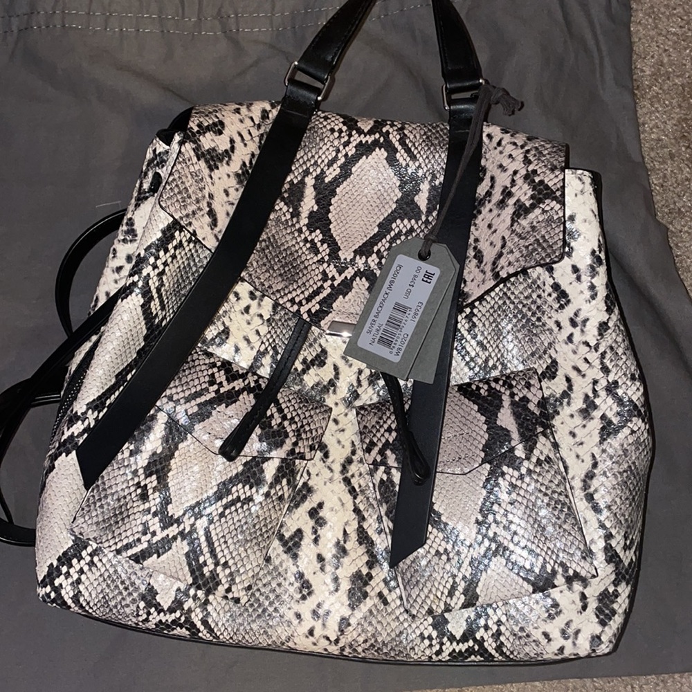 Allsaints Silver Snake Backpack - Picture 2 of 9